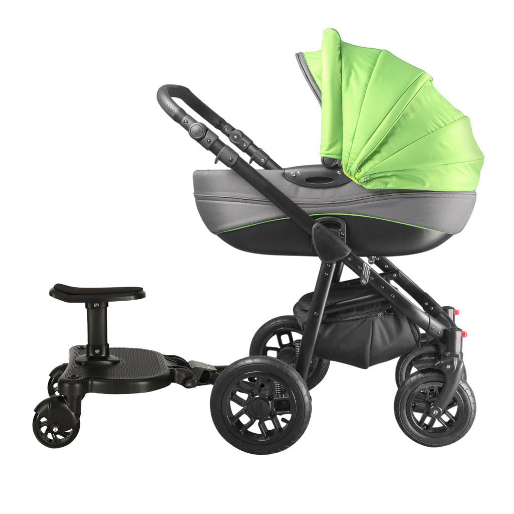 Treapta cu scaunel pentru carucior, Zola, pentru al doilea copil , greutate maxima suportata 25 kg, 55 x 33 x 36 cm, negru Treapta cu scaunel pentru carucior, Zola, pentru al doilea copil , greutate maxima suportata 25 kg, 55 x 33 x 36 cm, negru